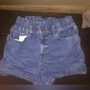 Ana size 14 paper bag denim shirts